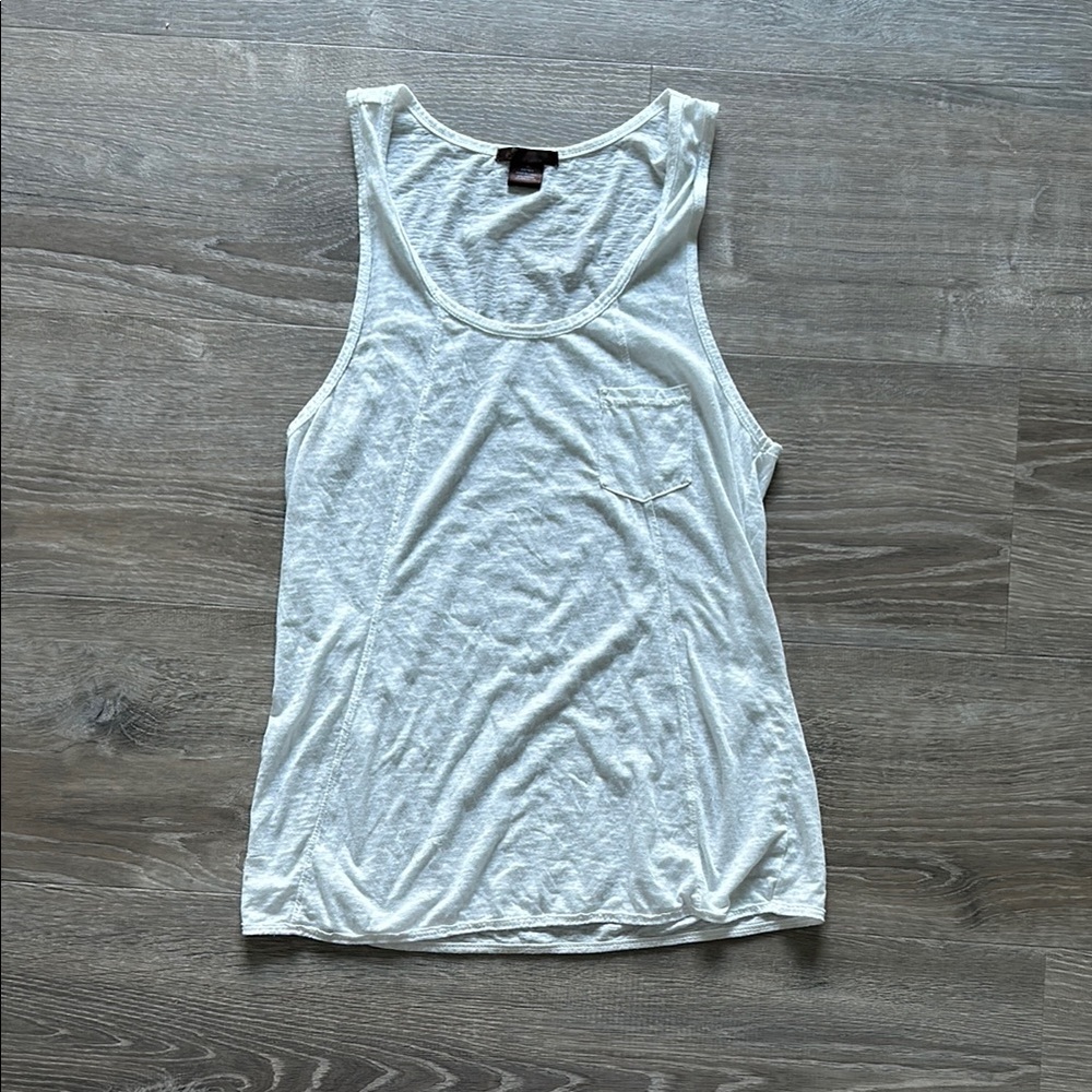 Sachin + Babi White Sleeveless Tank Top